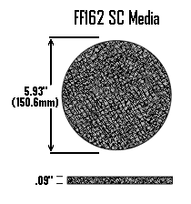 FF162 SC Round Foam Media
